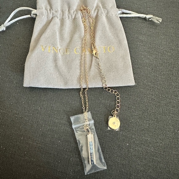 Vince Camuto Blue Ombre CZ necklace NWT - Picture 4 of 4